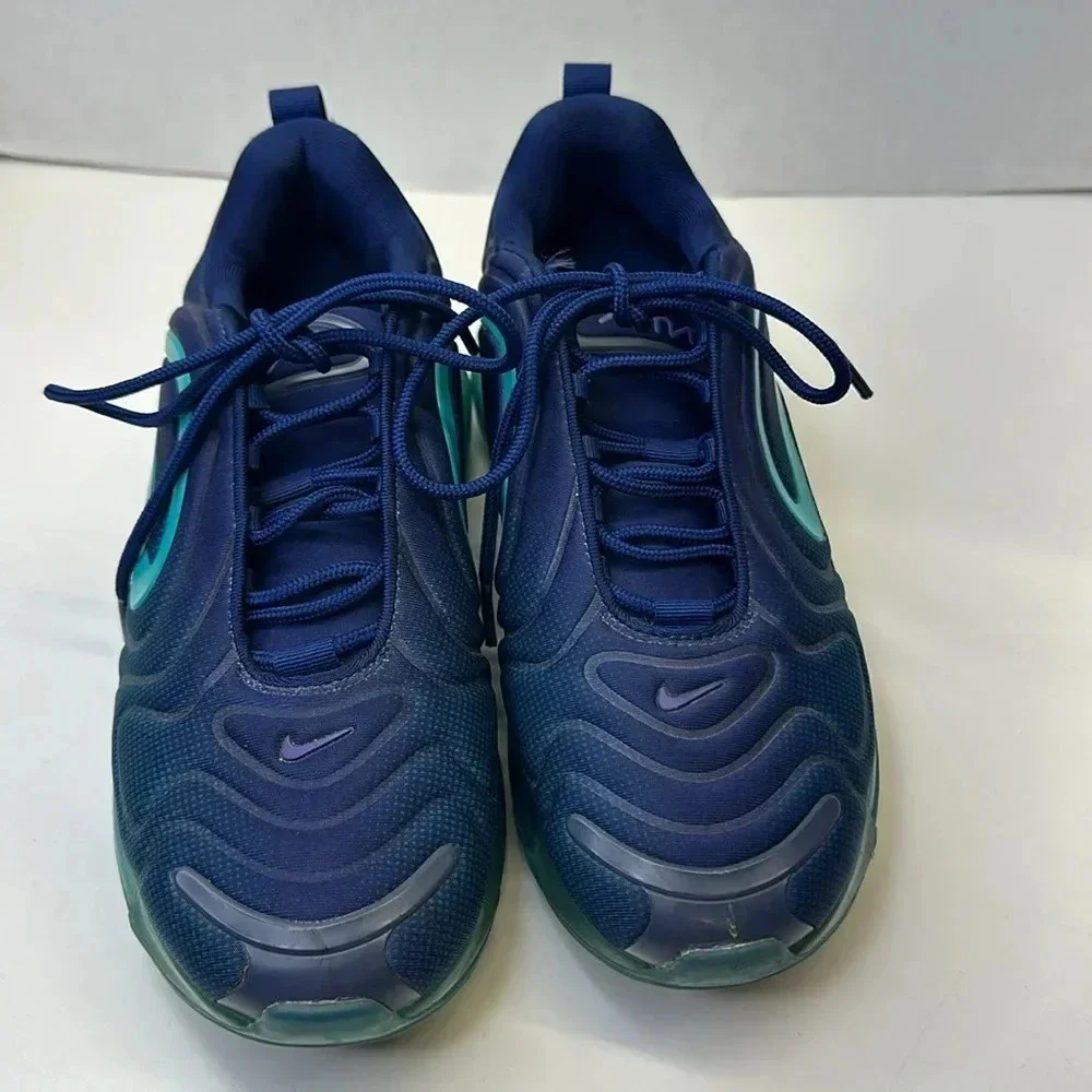 Nike Men’s Air Max 720 Nightshade Blue Teal Sneakers Tennis Shoes Size 8.5
